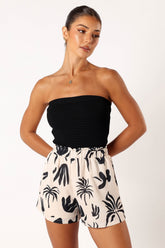 Sawyer Short - Beige Black