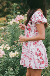 Jorja Mini Dress - Red Rose