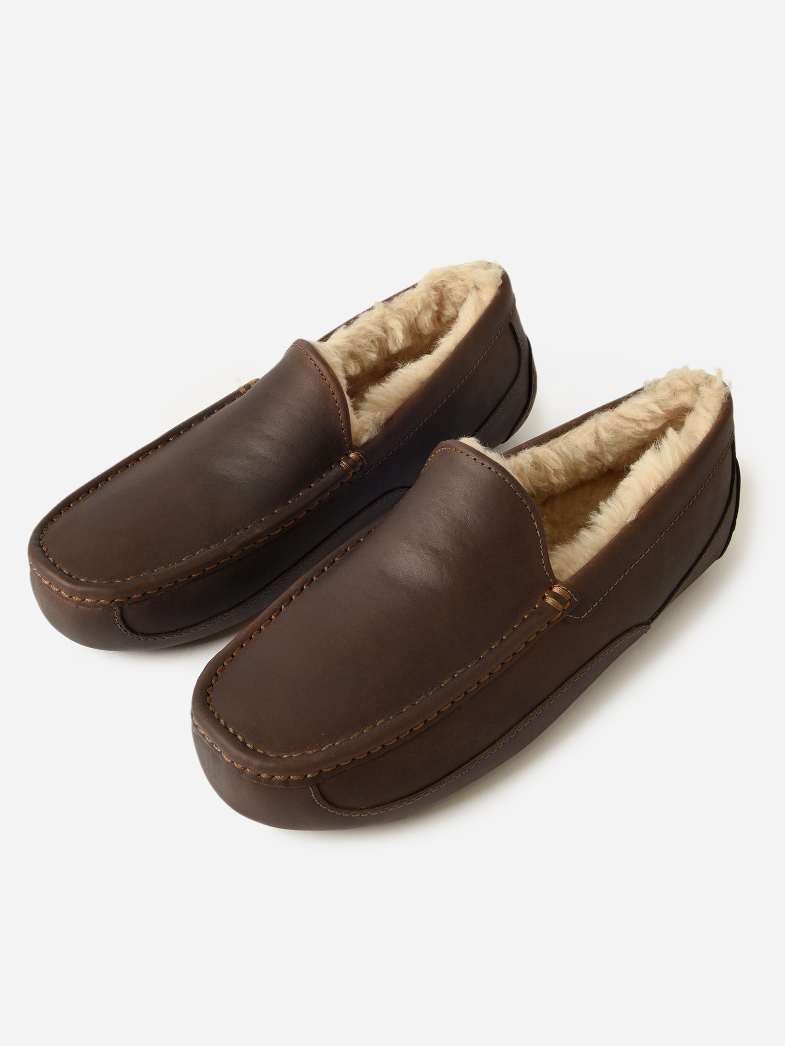 UGG Men's Ascot Matte Leather Slipper